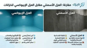 العزل بالإيبوكسي أفضل أم الأسمنتي