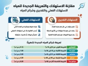 الفرق بين الاستهلاك الحقيقي والتقديري