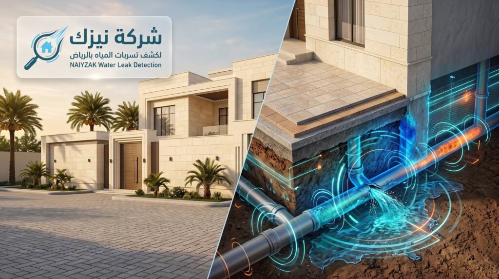اهمية كشف تسربات المياه بالرياض