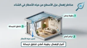 تأجيل عزل السطح في الشتاء