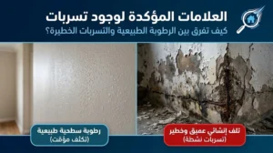 تسربات مياه في منزلك
