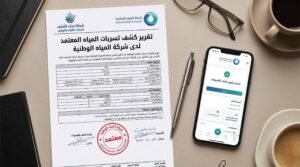 تقرير كشف تسربات المياه المعتمد بوابتك لحل النزاعات مع شركة المياه الوطنية