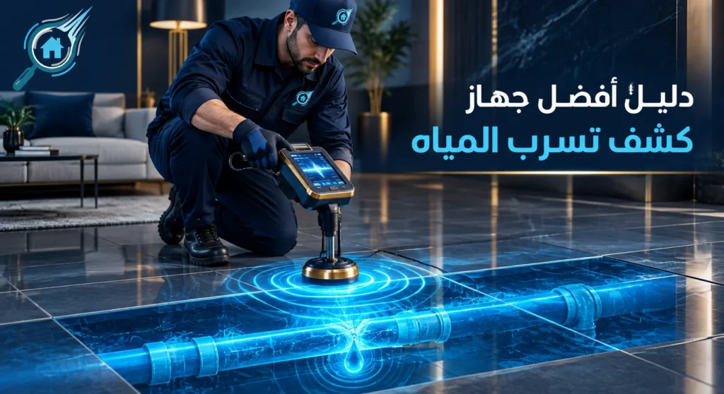 جهاز كشف تسرب المياه تحت البلاط