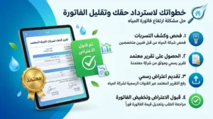 حل مشكلة ارتفاع فاتورة المياه بالرياض