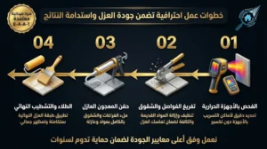 خطوات العمل الاحترافية التي تضمن نجاح العزل