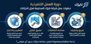 خطوات عمل شركات عزل الخزانات المحترفة