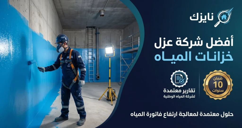 شركة عزل خزانات المياه