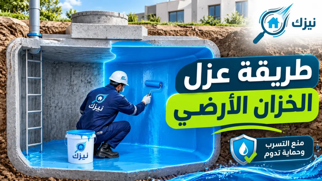 طريقة عزل الخزان الارضي