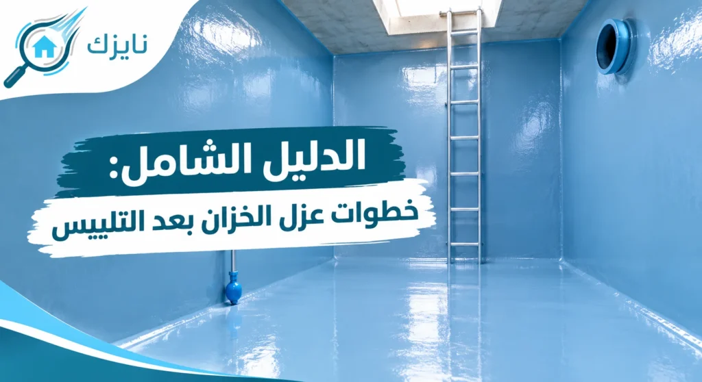 عزل الخزان بعد التلييس