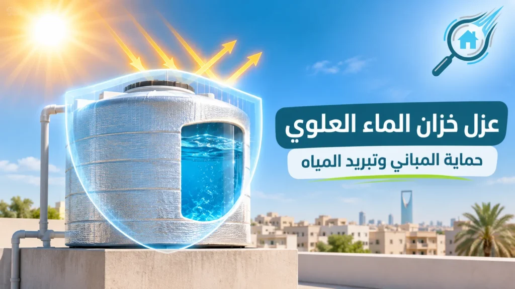 عزل خزان الماء العلوي