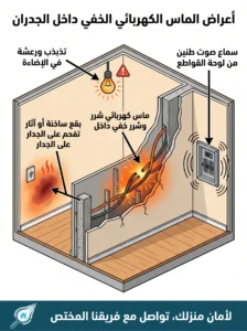 علامات الماس المخفي داخل الجدران