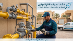 كشف تسربات الغاز بالرياض المركزي للمطاعم والمجمعات السكنية