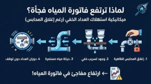 لماذا ترتفع فاتورة المياه فجأة