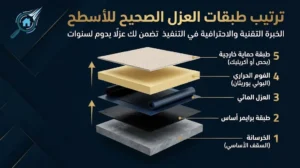 مواد عزل أسطح
