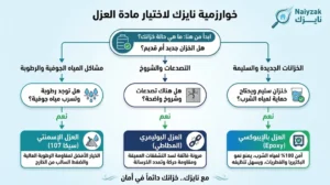 مواد عزل مياه الخزانات وتكلفة التنفيذ