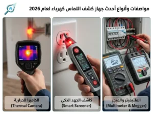 مواصفات وأنواع أحدث جهاز كشف التماس كهرباء